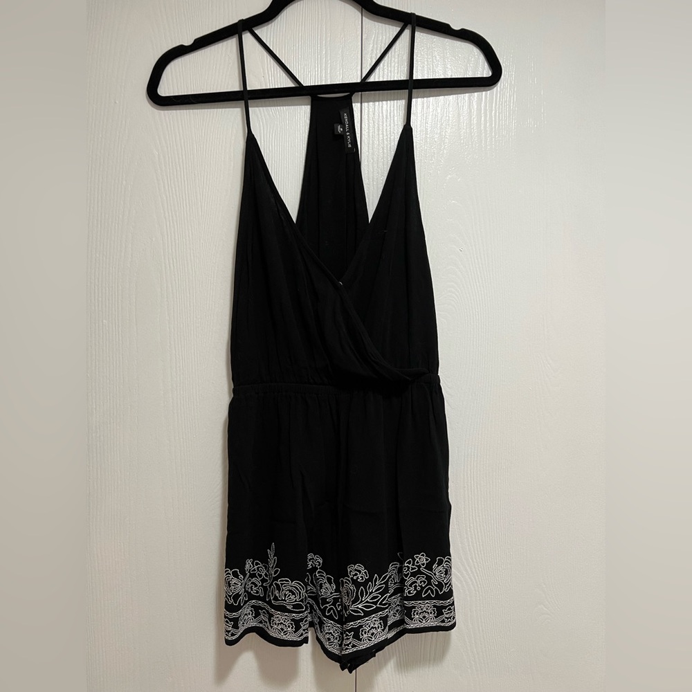 Kendall & Kylie - Romper - Black/White - Small